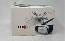 Load image into Gallery viewer, Logic VR250 White 3D Virtual Reality Glasses Drone Accessory Pack Not Tested