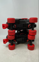 Load image into Gallery viewer, Roller Derby Boys Trac Star Black Red Adjustable Strap Roller Skates Size 3-6