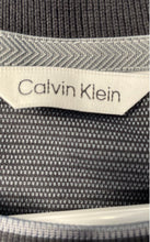 Load image into Gallery viewer, Calvin Klein Mens Gray Striped Long Sleeve Crew Neck T-Shirt Size Large