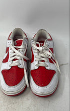 Load image into Gallery viewer, Nike Mens Dunk Low DD1391-600 Red White Leather Lace-Up Sneakers Shoes Size 7.5