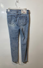 Load image into Gallery viewer, True Religion Womens Blue Pockets Stretch Denim Skinny Leg Jeans Size 27