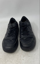 Load image into Gallery viewer, Nike Boys Court Borough Low 2 BQ5451-001 Black Leather Sneakers Shoes Size 2Y