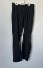 Load image into Gallery viewer, Banana Republic Womens Black Logan Flat Front Straight Leg Dress Pants Size 4