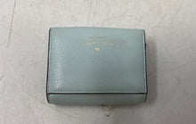Load image into Gallery viewer, Kate Spade New York Womens Marti Light Blue Flap Mini Coin Wallet