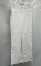 Load image into Gallery viewer, Zara Womens White Flat Front Pockets High-Rise Wide-Leg Dress Pants Size Medium