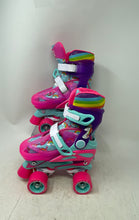 Load image into Gallery viewer, Roller Derby Girls Multicolor Adjustable Roller & Inline Skates Combo Size 12-2