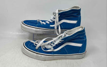 Load image into Gallery viewer, Vans Unisex Sk8-Hi Blue White Lace-Up Sneakers Shoes Size M8 W8.5
