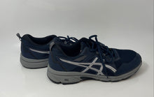 Load image into Gallery viewer, Asics Mens Gel-Venture 8 Navy Blue Gray Low Top Lace-Up Sneaker Shoes Size 12
