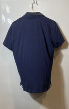 Load image into Gallery viewer, Hugo Boss Mens Blue Short Sleeve Slim-Fit Collared Golf Polo Shirt Size L