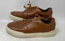 Load image into Gallery viewer, Bruno Marc Mens Brown Leather Lace-Up Round Toe Low Top Sneaker Shoes Size 8.5