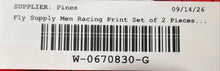 Load image into Gallery viewer, Fly Supply Mens Multicolor Racing Print Jacket And Pants Set Of 2 Pieces Size M