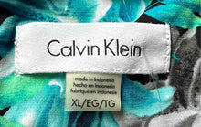 Load image into Gallery viewer, Calvin Klein Womens Multicolor Floral Sleeveless Round Neck Blouse Top Size XL