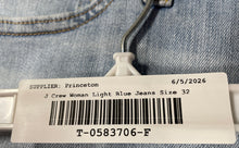 Load image into Gallery viewer, J.Crew Womens Light Blue Denim Stretch 5-Pocket Design Skinny Jeans Size 32