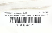 Load image into Gallery viewer, Davids Bridal Studio Womens White Off-The-Shoulder Long Ball Gown Dress Size 6
