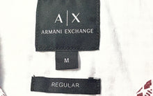 Load image into Gallery viewer, Armani Exchange Mens Burgundy Printed Long Sleeve Regular Fit Button-Up Shirt M