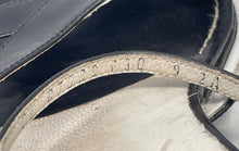 Load image into Gallery viewer, Authentic Salvatore Ferragamo Womens Black Leather Slingback Heels Sz 9 Damaged