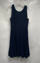 Load image into Gallery viewer, Lauren Ralph Lauren Womens Navy Blue Sleeveless V-Neck Fit & Flare Dress Size 16