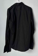 Load image into Gallery viewer, Hugo Boss Mens Black Cotton Long Sleeve Classic Fit Dress Shirt Size 15.5 34/35