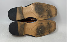 Load image into Gallery viewer, Giorgio V Mens Brown Leather Square Toe Lace-Up Oxford Dress Shoes Size 10M