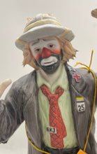 Load image into Gallery viewer, Flambro Emmett Kelly Jr I Love You Collectors Society 1996 Porcelain Figurine