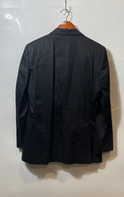 Load image into Gallery viewer, Zara Mens Black Pinstripe Two-Button Blazer And Pants 2-Pieces Suit Set Sz 40/32