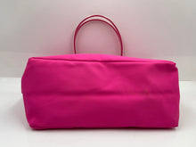Load image into Gallery viewer, Escada Sexy Graffiti Beauty Womens Pink Graphic Print Medium Tote Handbag