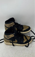 Load image into Gallery viewer, Nike Kids Air Jordan 1 Retro High OG FD1412 Black Gold-Tone Sneaker Shoes Sz 1Y