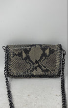 Load image into Gallery viewer, Borse In Pelle Womens Multicolor Animal Print Leather Chain Strap Crossbody Bag