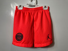 Load image into Gallery viewer, Jordan Boys Red Paris Saint-Germain Pull On Elastic Waist Soccer Shorts Size XS