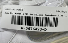 Load image into Gallery viewer, Nike Womens Air Max Excee DJ6001-100 White Silver Lace-Up Sneaker Shoes Size 7.5