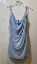 Load image into Gallery viewer, Divided By H&M Womens Blue Spaghetti Strap Cowl Neck Short Mini Dress Size XL