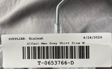 Load image into Gallery viewer, Alfani Mens Gray Slim Fit Long Sleeve Collared Dress Shirt Size M 15-15.5