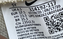 Load image into Gallery viewer, Nike Kids Air Force 1 Low White Low Top Lace-Up Sneaker Shoes Size 5Y