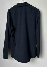 Load image into Gallery viewer, Perry Ellis Mens Dark Blue Long Sleeve Collared Button-Up Shirt Size Small