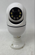 Load image into Gallery viewer, Upultra White Wireless 1080P Pan-And-Tilt 5G Light Bulb Security Camera Untested