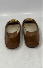 Load image into Gallery viewer, Michael Kors Womens Brown Leather Round Toe Slip-On Ballet Flats Size 5.5M