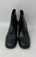 Load image into Gallery viewer, Mezlan Womens Loren Black Leather Block Heel Side-Zip Ankle Booties Size 10M