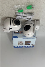 Load image into Gallery viewer, White Wireless Network Night Vision Security Camera Not Tested