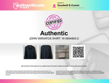 Load image into Gallery viewer, Authentic John Varvatos Mens Multicolor Printed Cotton Button-Up Shirt Size L