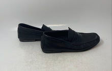 Load image into Gallery viewer, Laurent Effel Mens Black Leather Moc Toe Slip-On Penny Loafer Shoes Size EUR 39
