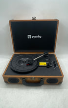 Load image into Gallery viewer, Popsky Model C5 Brown 3-Speed Audio Bluetooth Record Player Turntable Untested