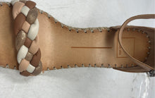 Load image into Gallery viewer, Dolce Vita Womens Nilton Peach Brown Wedge Heel Espadrille Sandals Shoes Sz 9.5