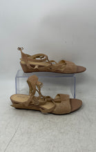 Load image into Gallery viewer, Clarks Womens Beige Suede Open Toe Wedge Strappy Sandals Size 8M