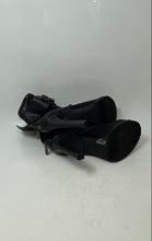 Load image into Gallery viewer, Karl Lagerfeld Paris Womens Blayze Black Peep-Toe Back-Zip Ankle Booties Sz 7.5