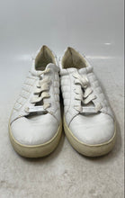 Load image into Gallery viewer, Kurt Geiger Womens Laney White Quilted Leather Lace-Up Sneaker Shoes Size 7