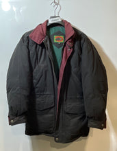 Load image into Gallery viewer, Boston Traders Mens Black Long Sleeve Collared Full-Zip Puffer Coat Size Medium