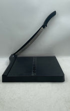 Load image into Gallery viewer, Amazon Basics Black Heavy-Duty Portable Guillotine Paper Trimmer Cutter
