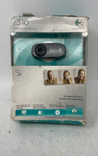 Load image into Gallery viewer, Logitech C310 HD Black Widescreen Format Light Correction Web Camera Not Tested
