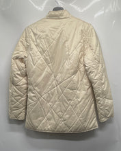 Load image into Gallery viewer, London Fog Womens Beige Long Sleeve Pockets Quilted Jacket Size Small