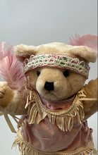 Load image into Gallery viewer, Narco Brown Wearing Pink Top And Pants Fringe Plush Toy Teddy Bear Collection